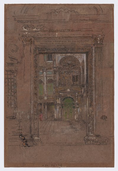 Święty Jan Apostoł i Ewangelista autorstwa James Abbott McNeill Whistler