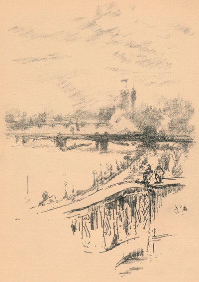 Gołębie Savoy, 1896, 1898 autorstwa James Abbott McNeill Whistler