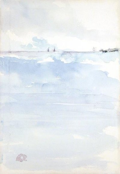Pejzaż morski (akwarela na papierze) autorstwa James Abbott McNeill Whistler