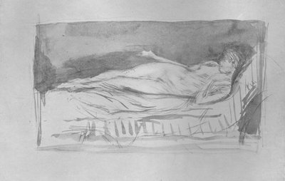 Szkic dziewczyny, akt, c1878, 1904 autorstwa James Abbott McNeill Whistler