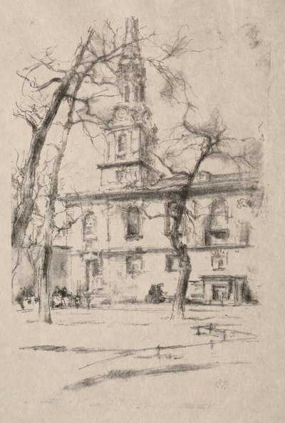 St. Giles-in-the-Fields, 1896. autorstwa James Abbott McNeill Whistler