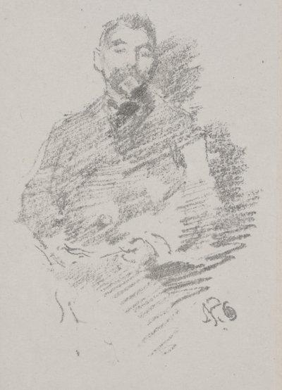 Stephane Mallarme autorstwa James Abbott McNeill Whistler