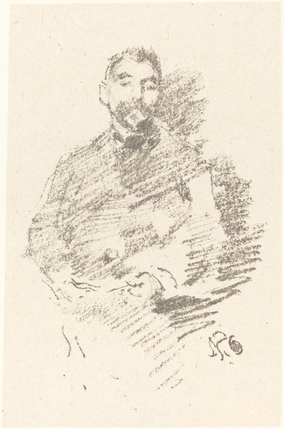 Stephane Mallarmé, 1892. autorstwa James Abbott McNeill Whistler