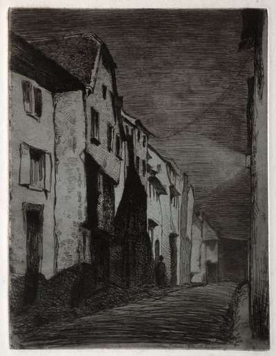 Ulica w Saverne. autorstwa James Abbott McNeill Whistler