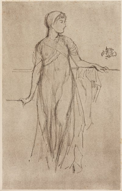 Studium, 1879. autorstwa James Abbott McNeill Whistler