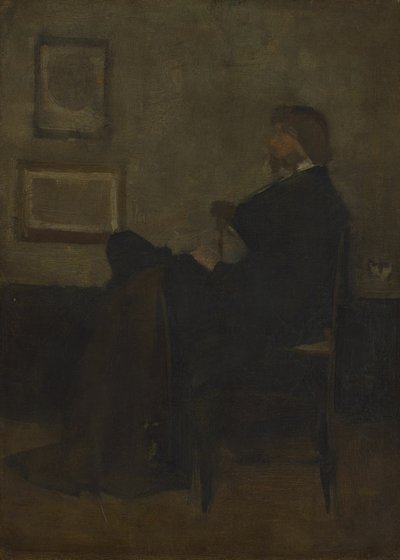 Study for Arrangement in Grey and Black, nr 2: Portret Thomasa Carlyle