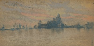 Zachód słońca: Wenecja, ok. 1880, 1903-1904 autorstwa James Abbott McNeill Whistler
