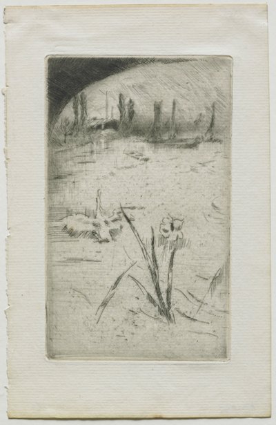Łabędź i Irys, 1883. autorstwa James Abbott McNeill Whistler