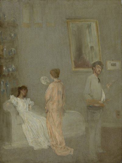 Artysta w swojej pracowni, 1865/66 autorstwa James Abbott McNeill Whistler