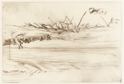 Plaża, Hastings, 1873. autorstwa James Abbott McNeill Whistler