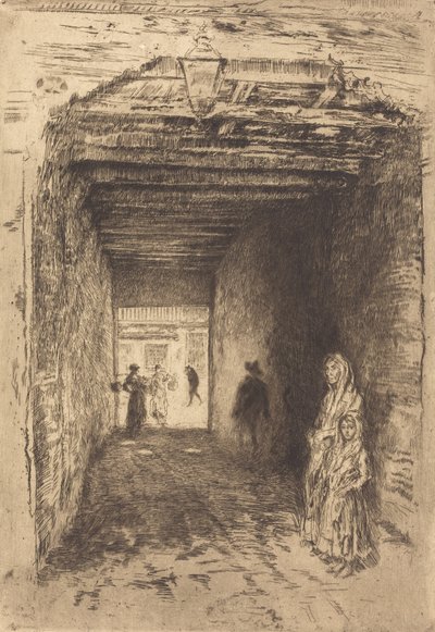 Żebracy, 18791880. autorstwa James Abbott McNeill Whistler