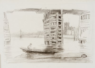 Szeroki most, 1878. autorstwa James Abbott McNeill Whistler