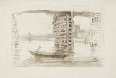 Szeroki most, 1878 autorstwa James Abbott McNeill Whistler