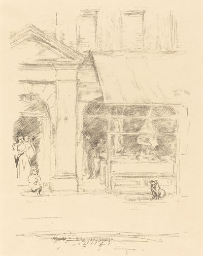 Pies Rzeźnika, 1896. autorstwa James Abbott McNeill Whistler