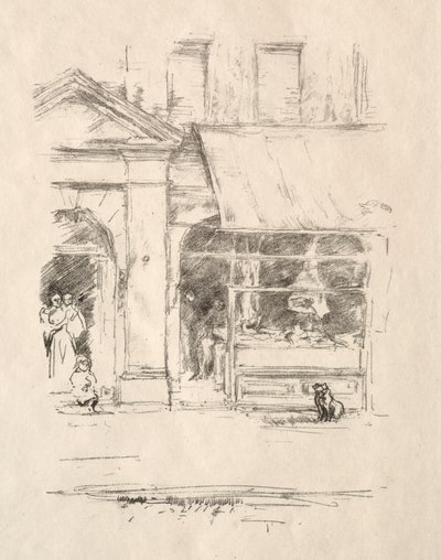 Pies Rzeźnik, 1896. autorstwa James Abbott McNeill Whistler
