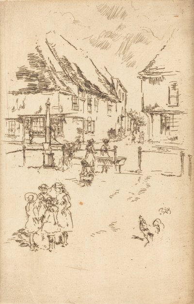 Kogut i pompa, c. 1887. autorstwa James Abbott McNeill Whistler