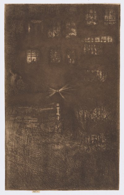 The Dance House: Nocturne autorstwa James Abbott McNeill Whistler