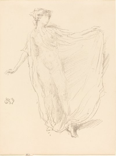 Tańcząca dziewczyna, 1889. autorstwa James Abbott McNeill Whistler