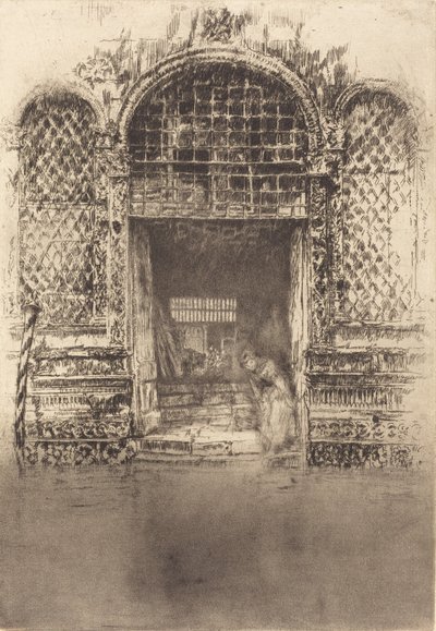 Drzwi, 1880. autorstwa James Abbott McNeill Whistler