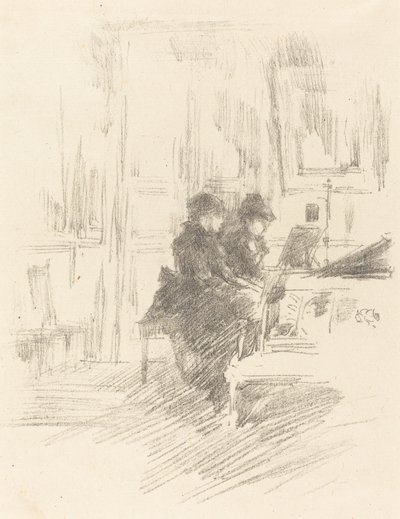 Duet, nr 2, 1894. autorstwa James Abbott McNeill Whistler