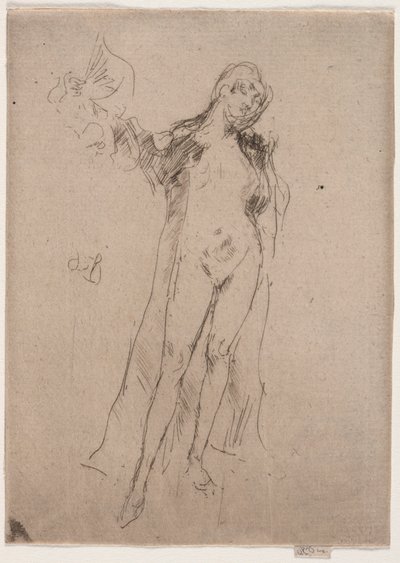 Model wentylatora nr 3. autorstwa James Abbott McNeill Whistler