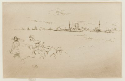 Flota: Monitory, 1887. autorstwa James Abbott McNeill Whistler