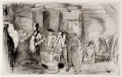 Kuźnia autorstwa James Abbott McNeill Whistler