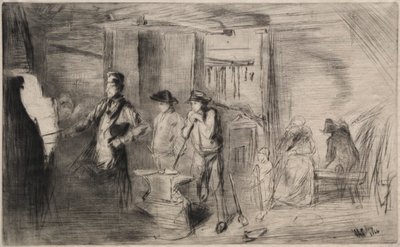 Kuźnia, 1866. autorstwa James Abbott McNeill Whistler