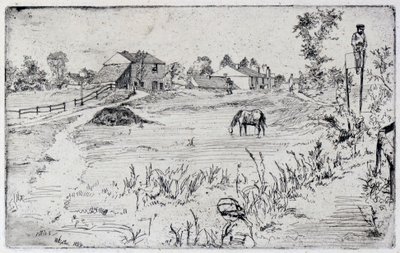 Krajobraz z koniem autorstwa James Abbott McNeill Whistler