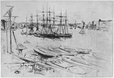 Duży basen, 1879 1904. autorstwa James Abbott McNeill Whistler
