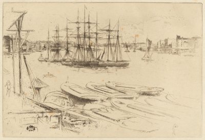 Duży Basen, c. 1879. autorstwa James Abbott McNeill Whistler