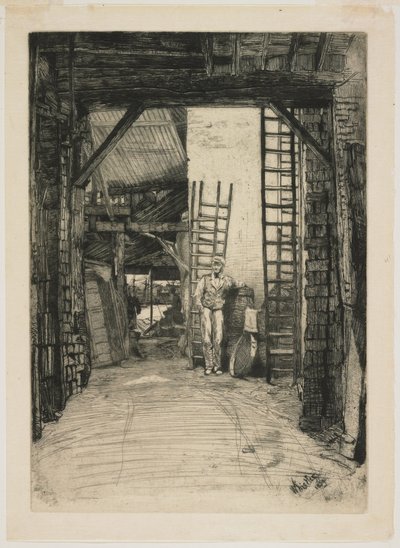 Piec do wypalania wapna autorstwa James Abbott McNeill Whistler