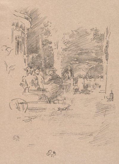 Mała kawiarnia w lesie, 1894. autorstwa James Abbott McNeill Whistler