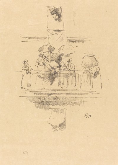 Mały balkon, 1894. autorstwa James Abbott McNeill Whistler
