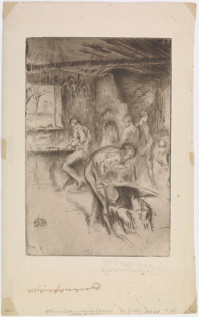 Mała Kuźnia, Liverpool, 1875. autorstwa James Abbott McNeill Whistler