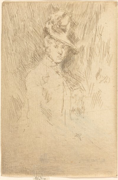 Mały Kapelusz. autorstwa James Abbott McNeill Whistler