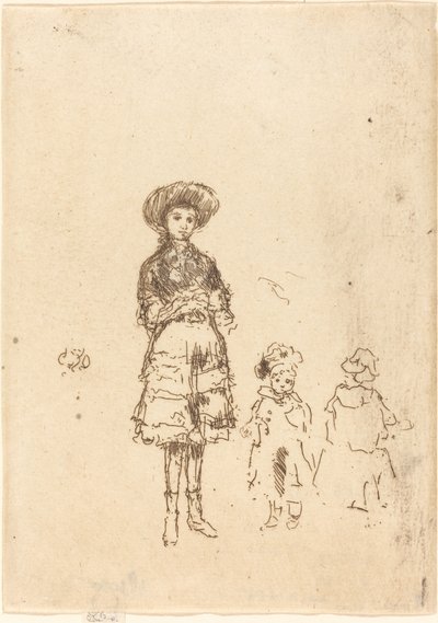 Mała Pielęgniarka, c. 18861888. autorstwa James Abbott McNeill Whistler