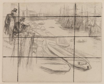 Mały Basen, 1861. autorstwa James Abbott McNeill Whistler