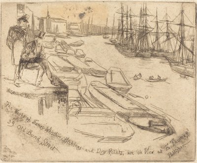 Mały Basen, 1861. autorstwa James Abbott McNeill Whistler