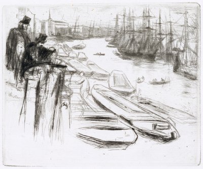 Mały Basen, nr 1 (akwaforta) autorstwa James Abbott McNeill Whistler