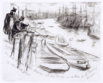 Mały Basen, nr 2 (akwaforta) autorstwa James Abbott McNeill Whistler