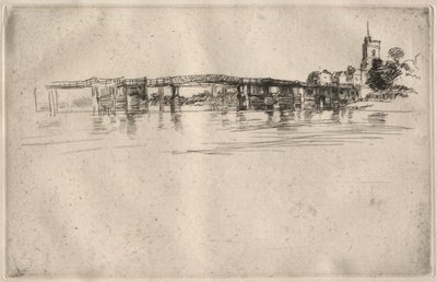 Mały Putney nr 1, 1879. autorstwa James Abbott McNeill Whistler