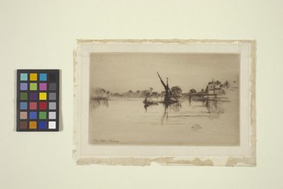 Mały Putney, nr 2 (akwaforta) autorstwa James Abbott McNeill Whistler