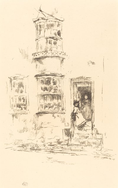 Małe Schodki, Lyme Regis, 18951896. autorstwa James Abbott McNeill Whistler