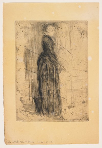 Das kleine Samtkleid autorstwa James Abbott McNeill Whistler