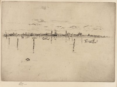 Mała Wenecja, 1879-1880. autorstwa James Abbott McNeill Whistler