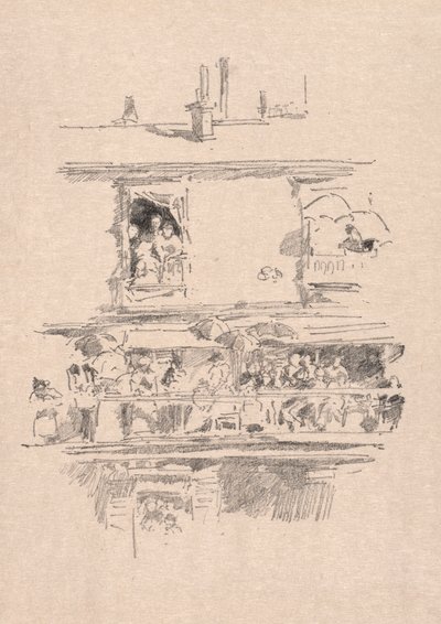 Długi balkon, 1894. autorstwa James Abbott McNeill Whistler