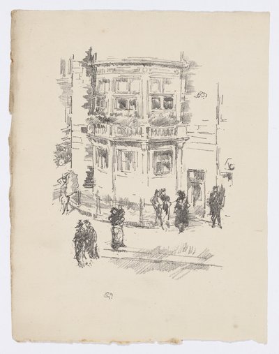 Okno kierownika, Gaiety Theatre autorstwa James Abbott McNeill Whistler