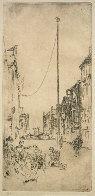 Maszt. autorstwa James Abbott McNeill Whistler