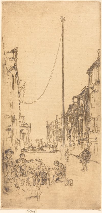 Maszt, 18791880. autorstwa James Abbott McNeill Whistler